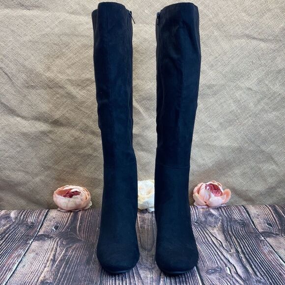 Bar III Black Grand Knee Boots - Picture 3 of 8